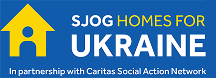SJOG Homes for Ukraine Logo
